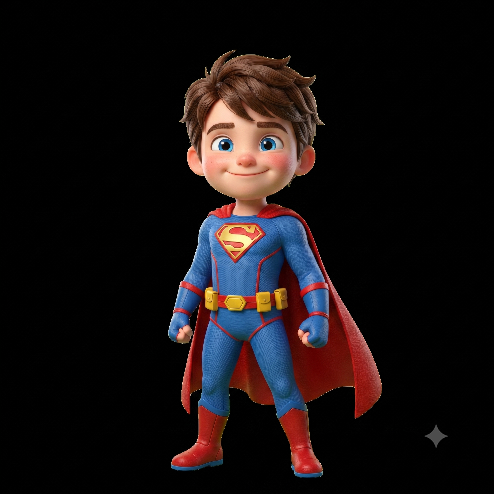 3D Superhero Boy